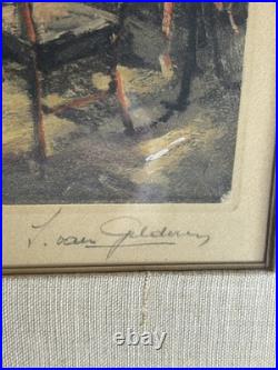 Lithographie Simon Van Gelderen Montmartre 9/350 Art Déco Paris