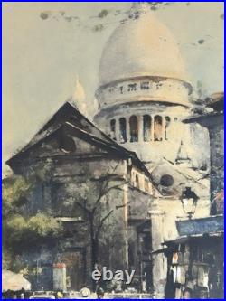 Lithographie Simon Van Gelderen Montmartre 9/350 Art Déco Paris