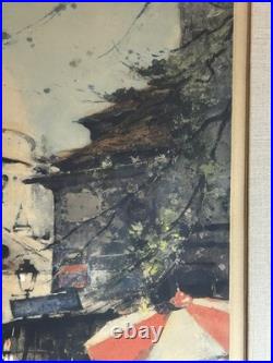 Lithographie Simon Van Gelderen Montmartre 9/350 Art Déco Paris