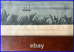 Lithographie St. Thomas Caraïbes 19E Siècle Par Joseph Constantine Stadler