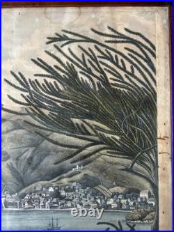 Lithographie St. Thomas Caraïbes 19E Siècle Par Joseph Constantine Stadler