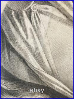 Lithographie Virginie Rome Romain XIXe Mort Assassinat A Identifier Ancien Art