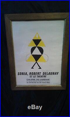 Lithographie, affiche Sonia Delaunay 1969! Ancienne