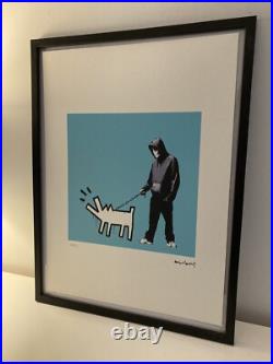 Lithographie banksy avec certificat et encadrée Lithographie banksy avec certificat et encadrée