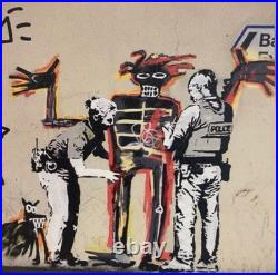 Lithographie banksy avec certificat et encadrée