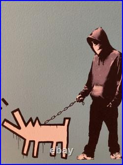 Lithographie banksy avec certificat et encadrée Lithographie banksy avec certificat et encadrée