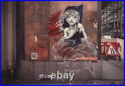 Lithographie banksy avec certificat et encadrée