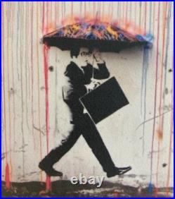 Lithographie banksy avec certificat et encadrée Lithographie banksy avec certificat et encadrée