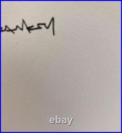 Lithographie banksy avec certificat et encadrée Lithographie banksy avec certificat et encadrée