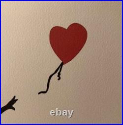 Lithographie banksy avec certificat et encadrée