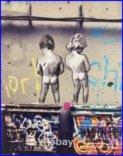 Lithographie banksy avec certificat et encadrée