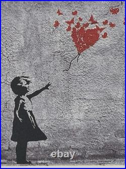 Lithographie banksy avec certificat et encadrée Lithographie banksy avec certificat et encadrée