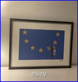 Lithographie banksy avec certificat et encadrée