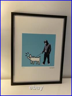 Lithographie banksy avec certificat et encadrée Lithographie banksy avec certificat et encadrée