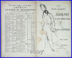 Lithographie de Toulouse-Lautrec ADOLPHE. 1894, Partition Maurice Donnay