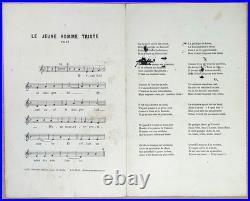 Lithographie de Toulouse-Lautrec ADOLPHE. 1894, Partition Maurice Donnay