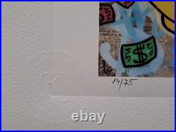 Lithographie de collection signée Alec Monopoly Monopoly