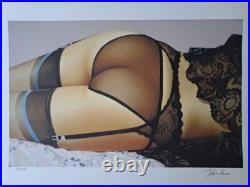 Lithographie de collection signée John Kacere Joelle