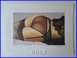 Lithographie de collection signée John Kacere Joelle