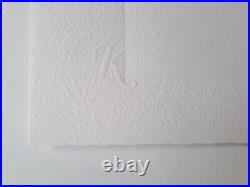 Lithographie de collection signée John Kacere Joelle