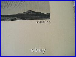 Lithographie de pierre Yves trémois de 1962 103 cm sur 73 cm