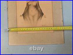 Lithographie litho Originale Simone MEUNIER 1920 Gravure Estampe Femme Ancien