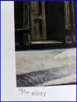 Lithographie offset originale signée numérotée Edward Hopper 58/150 l
