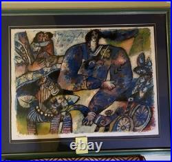 Lithographie originale signée de Theo TOBIASSE, oeuvre originale