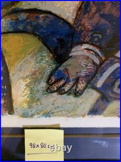 Lithographie originale signée de Theo TOBIASSE, oeuvre originale