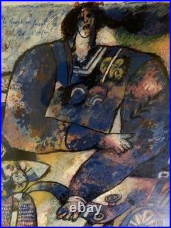 Lithographie originale signée de Theo TOBIASSE, oeuvre originale