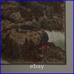 Lithographie par Henri Rivière Au Vent de Noroît Les Mousses A5809