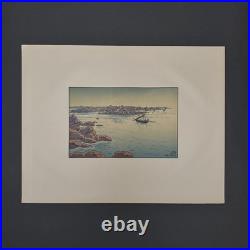 Lithographie par Henri Rivière Entrée du Port de Ploumanac'h A5810