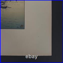 Lithographie par Henri Rivière Entrée du Port de Ploumanac'h A5810