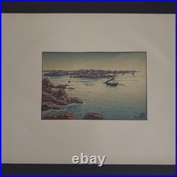 Lithographie par Henri Rivière Entrée du Port de Ploumanac'h A5810