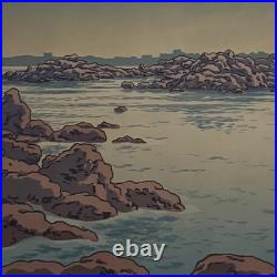 Lithographie par Henri Rivière Entrée du Port de Ploumanac'h A5810