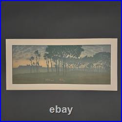 Lithographie par Henri Rivière La Féérie des Heures L'Aube A5575