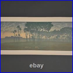 Lithographie par Henri Rivière La Féérie des Heures L'Aube A5575