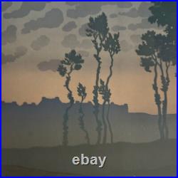 Lithographie par Henri Rivière La Féérie des Heures L'Aube A5575