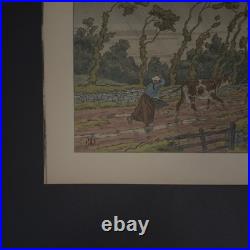 Lithographie par Henri Rivière La Féérie des Heures L'Averse A5817