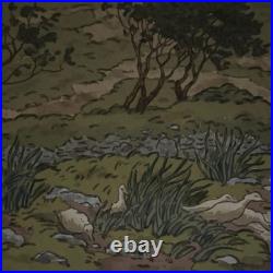 Lithographie par Henri Rivière La Féérie des Heures L'Averse A5817