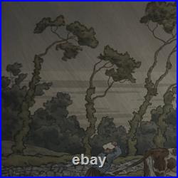 Lithographie par Henri Rivière La Féérie des Heures L'Averse A5817