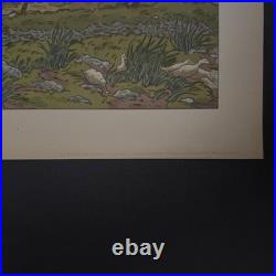 Lithographie par Henri Rivière La Féérie des Heures L'Averse A5817