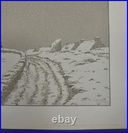 Lithographie par Henri Rivière La Féérie des Heures La Neige A5474