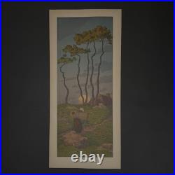 Lithographie par Henri Rivière La Féérie des Heures La Pleine Lune A5819