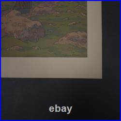 Lithographie par Henri Rivière La Féérie des Heures La Pleine Lune A5819