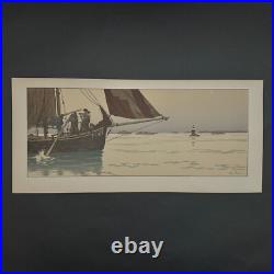 Lithographie par Henri Rivière La Féérie des Heures Le Calme Plat A5344