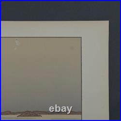 Lithographie par Henri Rivière La Féérie des Heures Le Calme Plat A5344