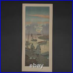 Lithographie par Henri Rivière La Féérie des Heures Le Crépuscule A5578