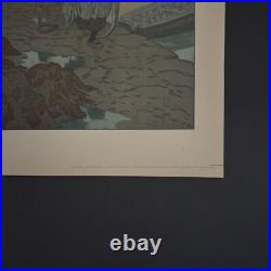 Lithographie par Henri Rivière La Féérie des Heures Le Crépuscule A5578