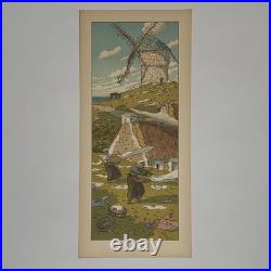 Lithographie par Henri Rivière La Féérie des Heures Le Vent A5933